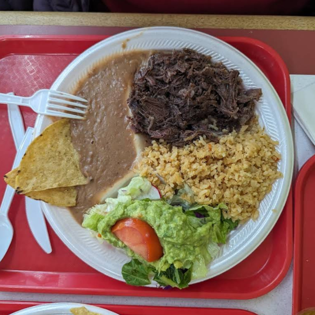 maggie's kitchen barbacoa plate